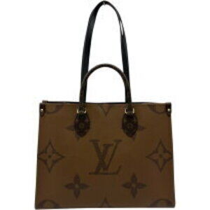 Louis Vuitton On Bag Brown the Reverse Monogram Giant Go Tote